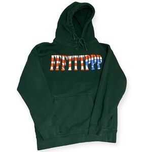 FTP American Flag Streetwear Skater Pullover Hoodie Sweater Size Small 2018